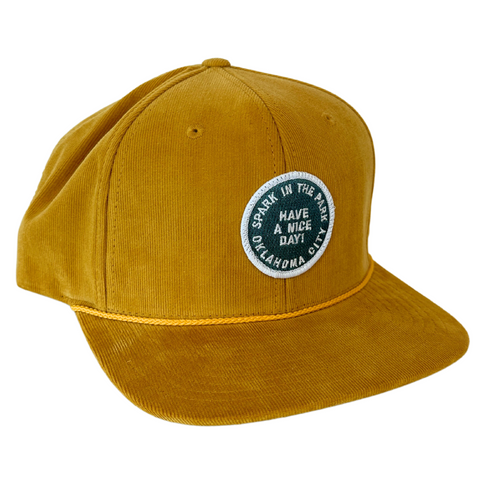 Spark "Have a Nice Day"  Corduroy Hat