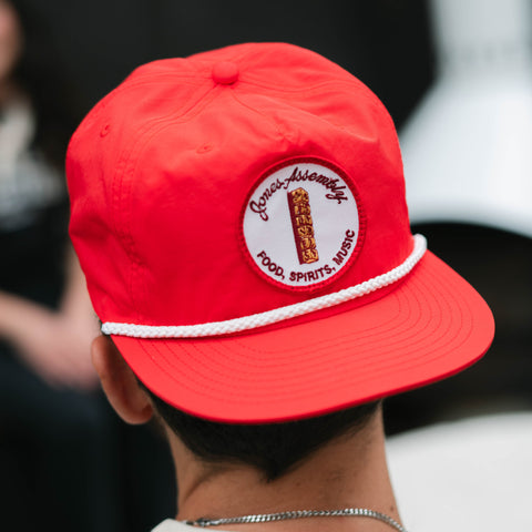 Jones Assembly Red Patch Hat