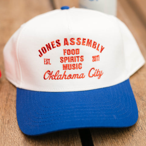 Jones Assembly Blue Shop Hat